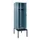 locker met bank,voor scheiding van kleding,HxBxD 2120x600x815mm,2vak