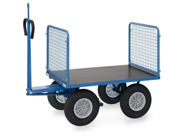 Char à bras avec ridelles + œillet de traction 6434PZ