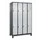 dubbeldekse locker,HxBxD 1950x1200x500mm,4x2vak.,vak B 300mm