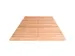 Vloerrooster Beukenhout Geribbeld Din R11 Pvc Staaldraad B 1000mm