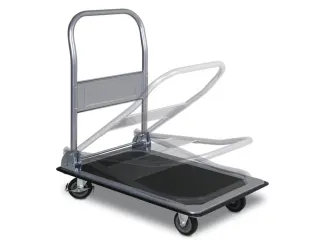 Platformwagen Vouwbaar 300kg 900x600mm Massief Rubberen Banden - 1
