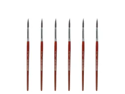 Penseel Kangaro Serie 120 rond Nr. 10 geitenhaar doos 6 stuks