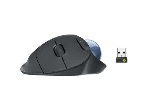 910-006221 Logitech M575 muis 5 knoppen grijs