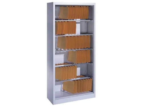 Stellingkast Hangmappen 1950x930x400mm 6 Hangmappenrails Ral7035