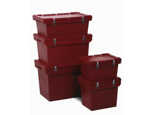 UN-bak,v. spuitbussen,PP,purperrood,58l,HxLxB 338x610x410mm