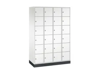 lockerkast,HxBxD 1950x1220x500mm,4x6vakken,cil.-slot,sokkel - 2