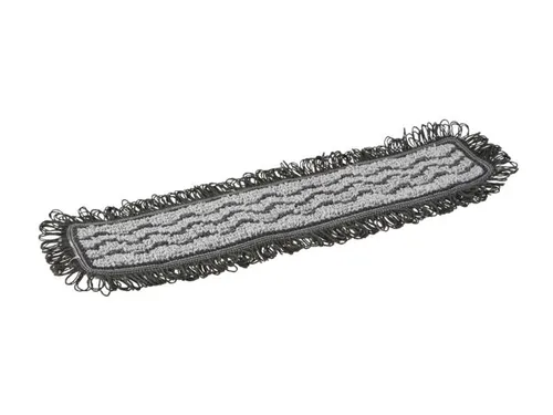 Microfiber Damp42 microvezel vlakmop donkergrijs klittenband 400mm