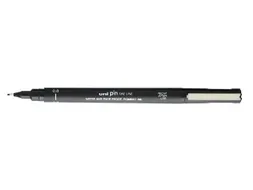 Fineliner Uni-ball Pin zwart 0.8mm