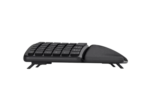 Trust Keyra Draadloos Ergonomisch Toetsenbord Zwart QWERTY US