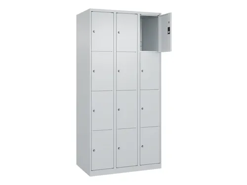 lockerkast,HxBxD 1850x900x500mm,3x4vakken,vak B 300mm,cil.-slot