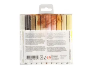 Brushpen Talens Ecoline set à 10 stuks huid - 4