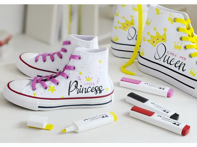 Textielmarkers Faber-Castell 5 stuks