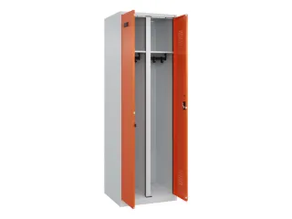 locker voor scheiding van kleding,HxBxD 1850x600x500mm,2vak - 1