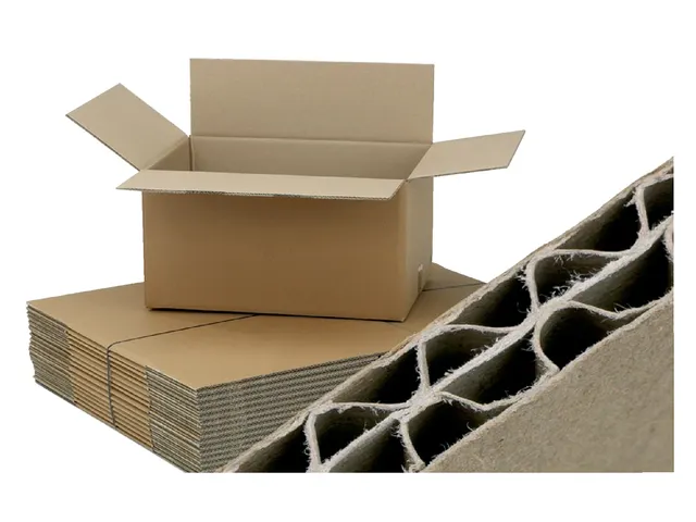 Verzenddoos CleverPack dubbelgolf 486x386x386mm bruin 5stuks