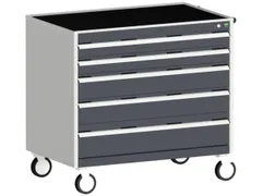 ladekast,HxBxD 980x1050x650mm,5lade(n),lade voor normale belastingen