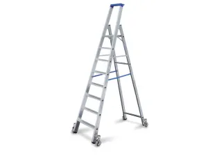 Verrijdbare Boktrap Aluminium L 2 71M 8Treden - 1
