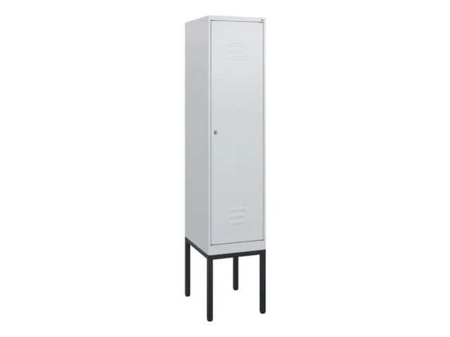locker,HxBxD 1950x400x500mm,1vak,vak B 400mm,cil.-slot,voetonderstel