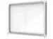 Premium Plus vitrine intérieure, porte coulissante avec serrure, magn