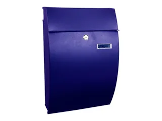 Wandbrievenbus Geronan Blauw Staal - 1