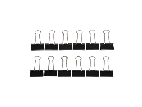 Papierklem MAUL 213 Foldback 32mm capaciteit 13mm zwart