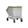 Kiepwagen,waterdicht,HxLxB 1290x1420x1340mm,1m³,draagverm. 300kg