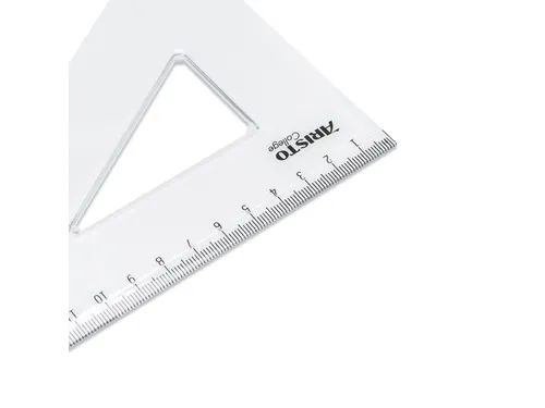 Driehoek Aristo 20cm 30/60 Graden Transparant