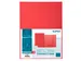 50 dossiermappen met 2 kleppen SUPER 250 24x32cm-Rood
