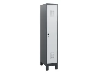 schoollocker,HxBxD 1630x300x500mm,1vak,vak B 300mm,draaigrendel,voeten - 2