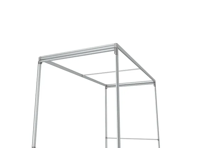 FlexFrame Modulair systeem Dak 100x200cm Zilver frame