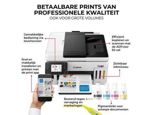 Multifunctional inktjet printer Canon MAXIFY GX6150