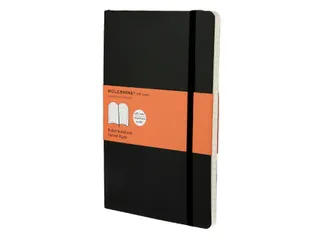 Notitieboek Moleskine large 130x210mm lijn soft cover zwart - 1