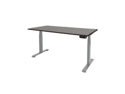 Elektrisch Bureau Dextro Plus 200x90cm Frame Alu Blad Logan Eik