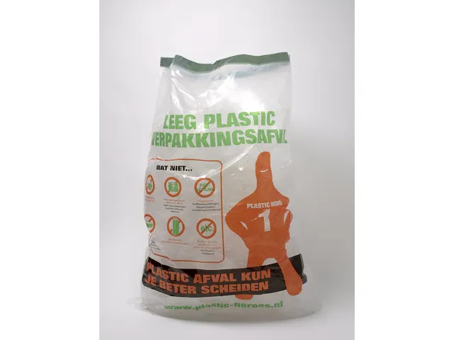Afvalzak Plastic Heroes Transparant, 35 Liter