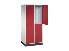 grootvolume garderobekast,RAL 7035/RAL 3003,HxBxD 1950x820x600mm