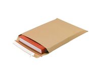 Catalogus-envelop, 348x245mm, Zelfklevend, Karton, Bruin