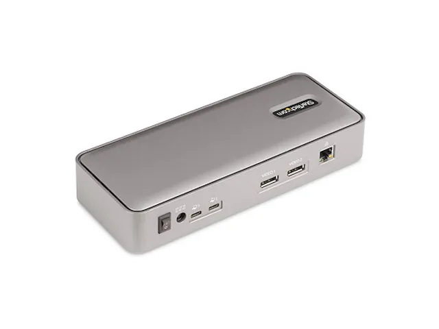 Dual-laptop USB-C KVM docking station dual 4K 60Hz DisplayPort dock