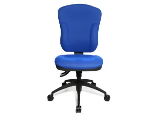 bureaustoel,synchroonmech.,zitting stof blauw,zitting H 430-550mm - 5