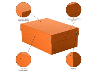 PureBox Pastell A5 orange 100mm - 5