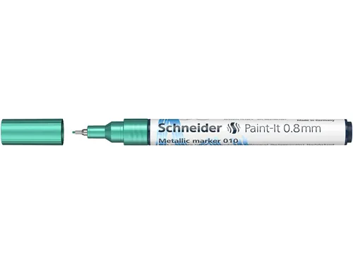Metallic marker Schneider Paint-It 010 0.8mm groen metallic