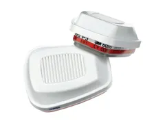 3M 6096 A1E1HgP3 R combinatiefilter, bajonetaansluiting, per set van 2