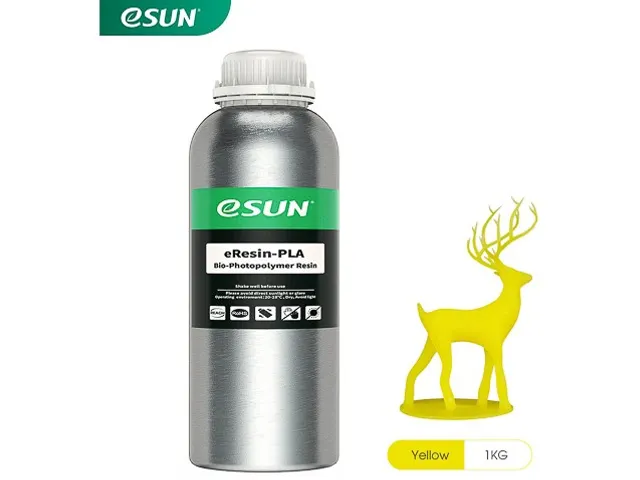 eSun eResin-PLA UV/LCD 3D-printerhars Geel 1kg 405nm