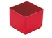 Inzetbak HxLxB 40x49x49mm Polystyreen Rood 50 stuks