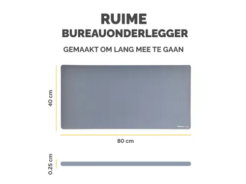 Bureau-onderlegger Fellowes Breyta blauw