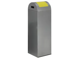 Afvalverzamelaar Zelfblussend 89 Liter 1045X320X320Mm Klemring Geel - 1