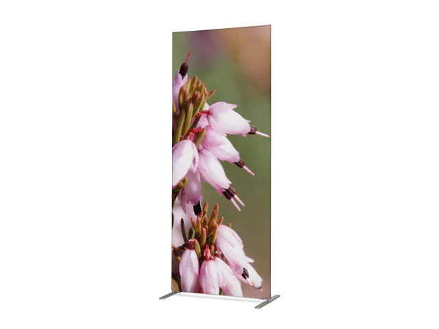 Scheidingswand Textiel Deco 100x200cm Roze Bloem Erica ECO
