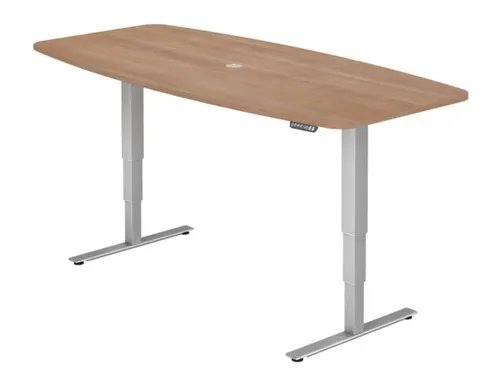 In hoogte verstelbare vergadertafel,HxBxD 635-1285x2200x1030mm