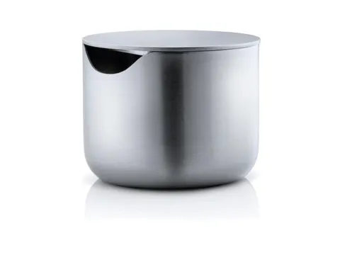 Blomus suikerpotje met deksel 6,6x5,2cm mat RVS