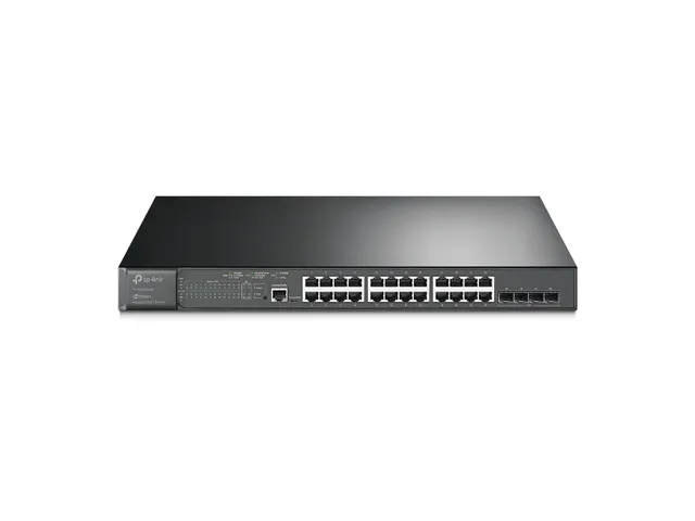 JetStream 28-Port Gigabit L2+ Managed Switch with 24-Port PoE+
