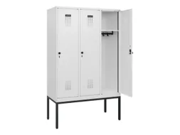 schoollocker,HxBxD 1950x1200x500mm,3vak,vak B 400mm,draaigrendel
