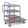 Bijzetwagen 250kg Lxbxh 1250x640x1250mm 4 Etages Hout Ral5010